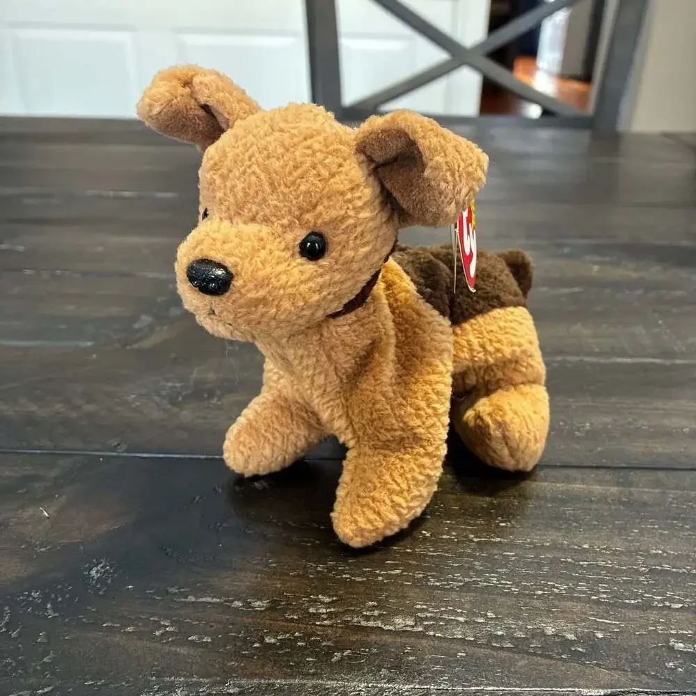 Retired Ty Beanie Baby Tuffy The Dog 1996 Vintage